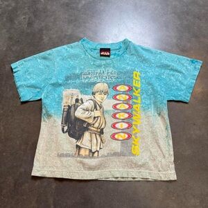 Vintage Kids 90s Star Wars Anakin Skywalker AOP T-Shirt